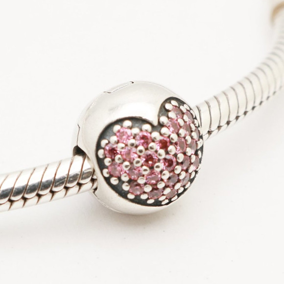 One Authentic PANDORA Love of My Life Clip - 791053CZS - Picture 3 of 13